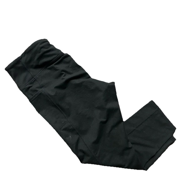 GAIAM Pants - Women’s Gaiam Black Cropped Leggings Side Pockets Size XL